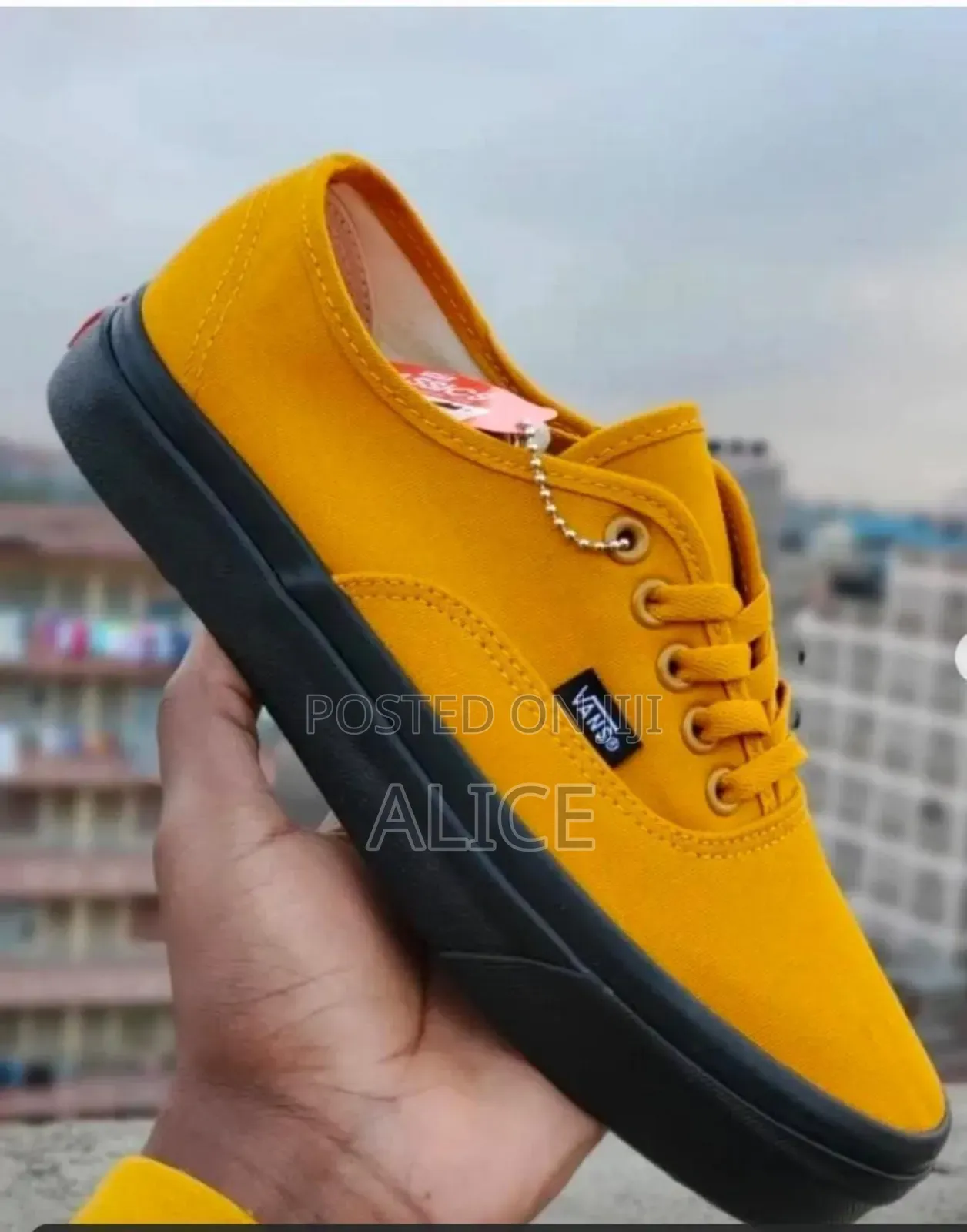Yellow Vans Off The Wall