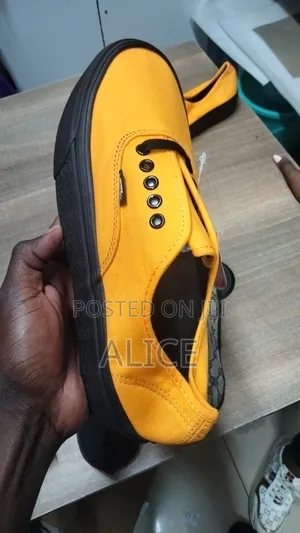 Yellow Vans Off The Wall