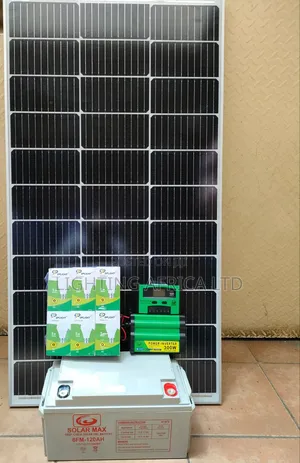 Boma 150w Complete Solar Kit +120ah Solarmax Battery