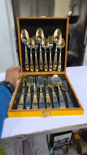 26 PCS Gold Cutlery