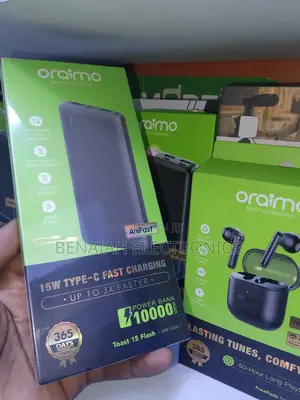 Power Bank 10000 Mah.Slim Portable Powerbank 15 W(Anifast)
