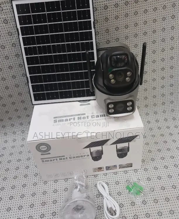 PTZ V380 Rotating Solar Wifi Camera With Motion Sensor