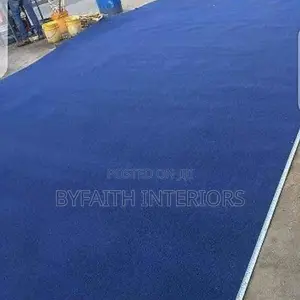 Navy Blue Wall to Wall Carpet