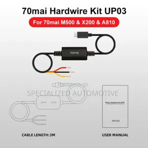 70mai Up03 Dashcamera Type C Hardwire Kit for A810, A510