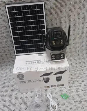 Dual Lens V380 Wifi Solar PTZ Camera 360 Degree CCTV