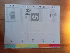 A4 File Separator/ File Divider- 1- 5