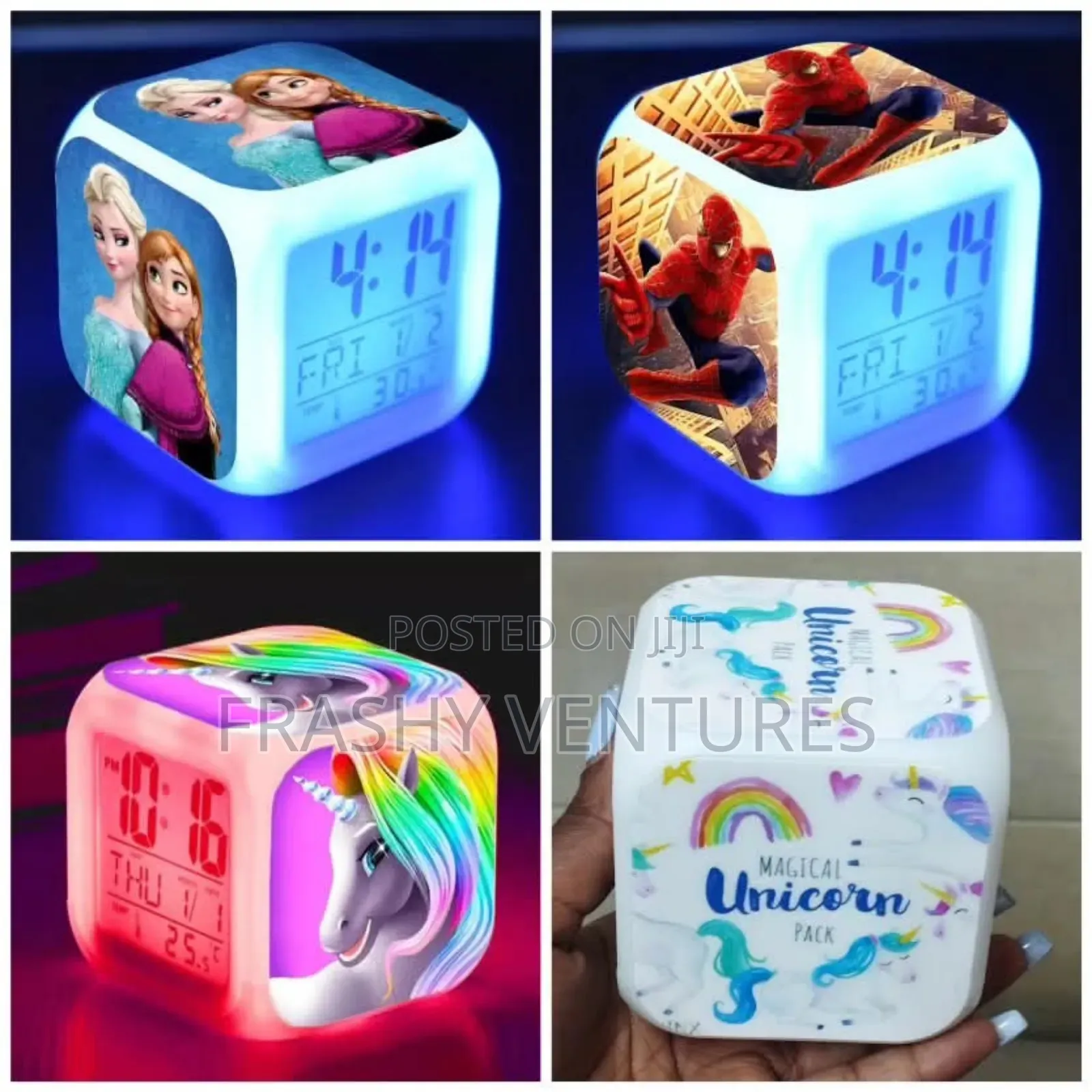 Cartoon Themed Colour Changing Smart Clock