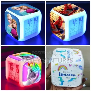 Cartoon Themed Colour Changing Smart Clock
