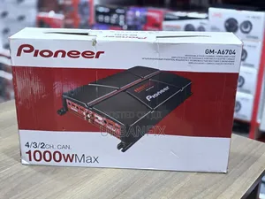 Pioneer 1000watts Gm-A6704 4 Channel Booster/Amplifier