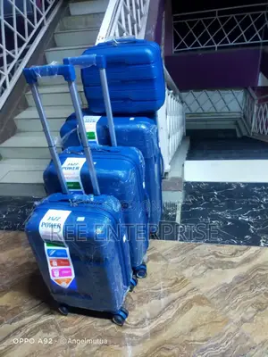 4 in 1 Laxurious Rubber Suitcase Travel Bag