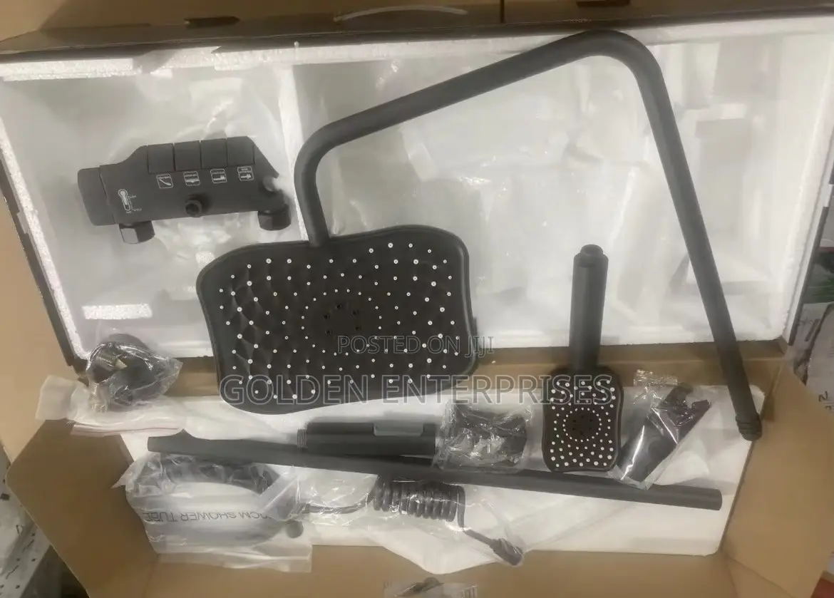 4 Function Hot Cold Piano Shower Mixer Set