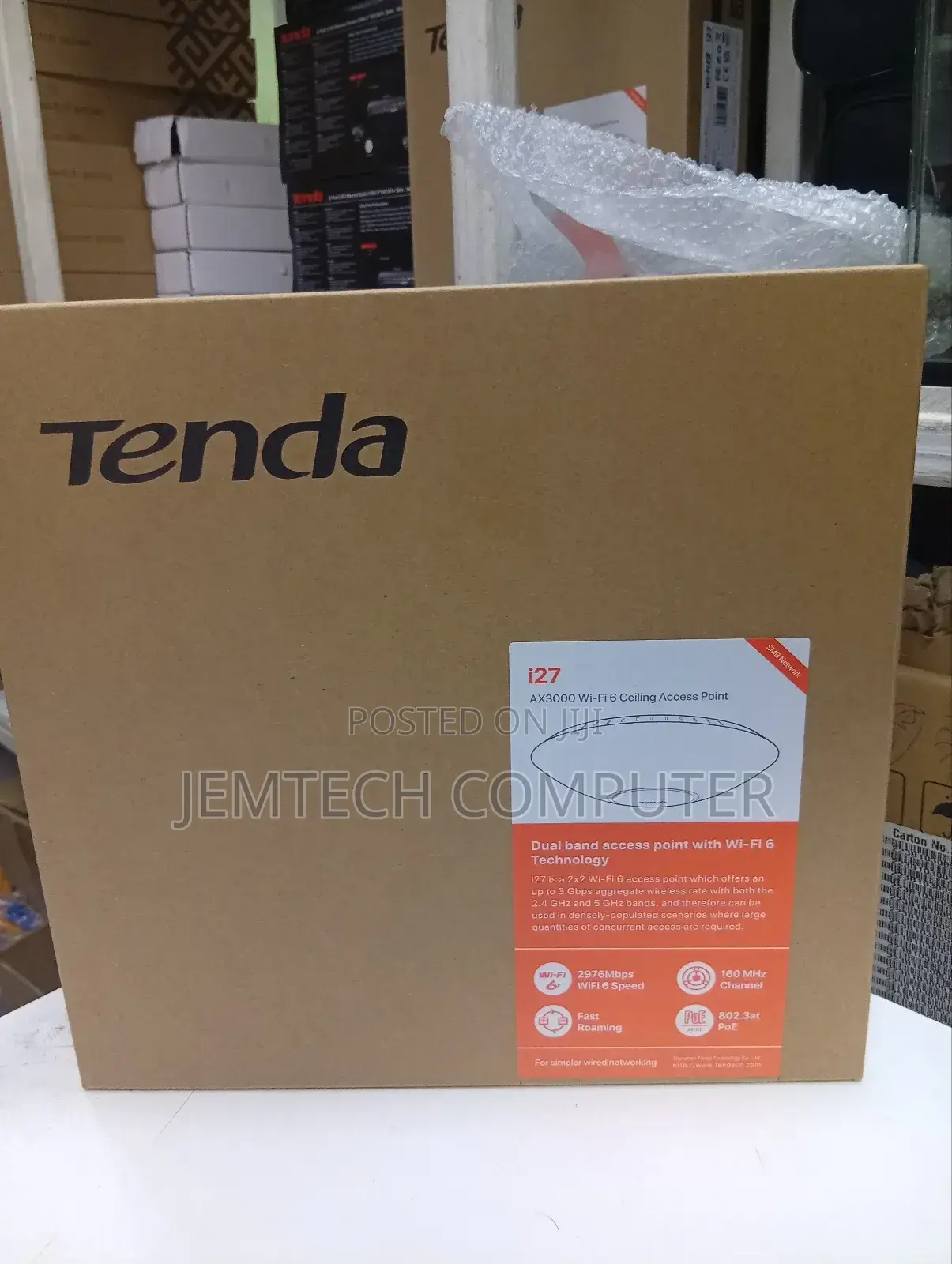 I27 Ax3000 Wifi 6 Tenda Access Point ^°Ax3000