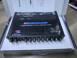 Brand New Boschmann 7 Band Equalizer With Subwoofer Output