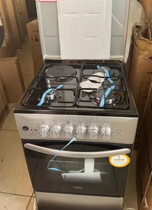 50 by 55 Von Cooker 3 Gas + 1 Electric Vcf503131nfy Enamel