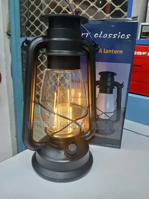Vintage Led Hurricane Lantern – Rechargeable Retro Lamp