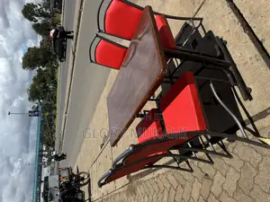 Restaurant And Bar Red Chairs Coated