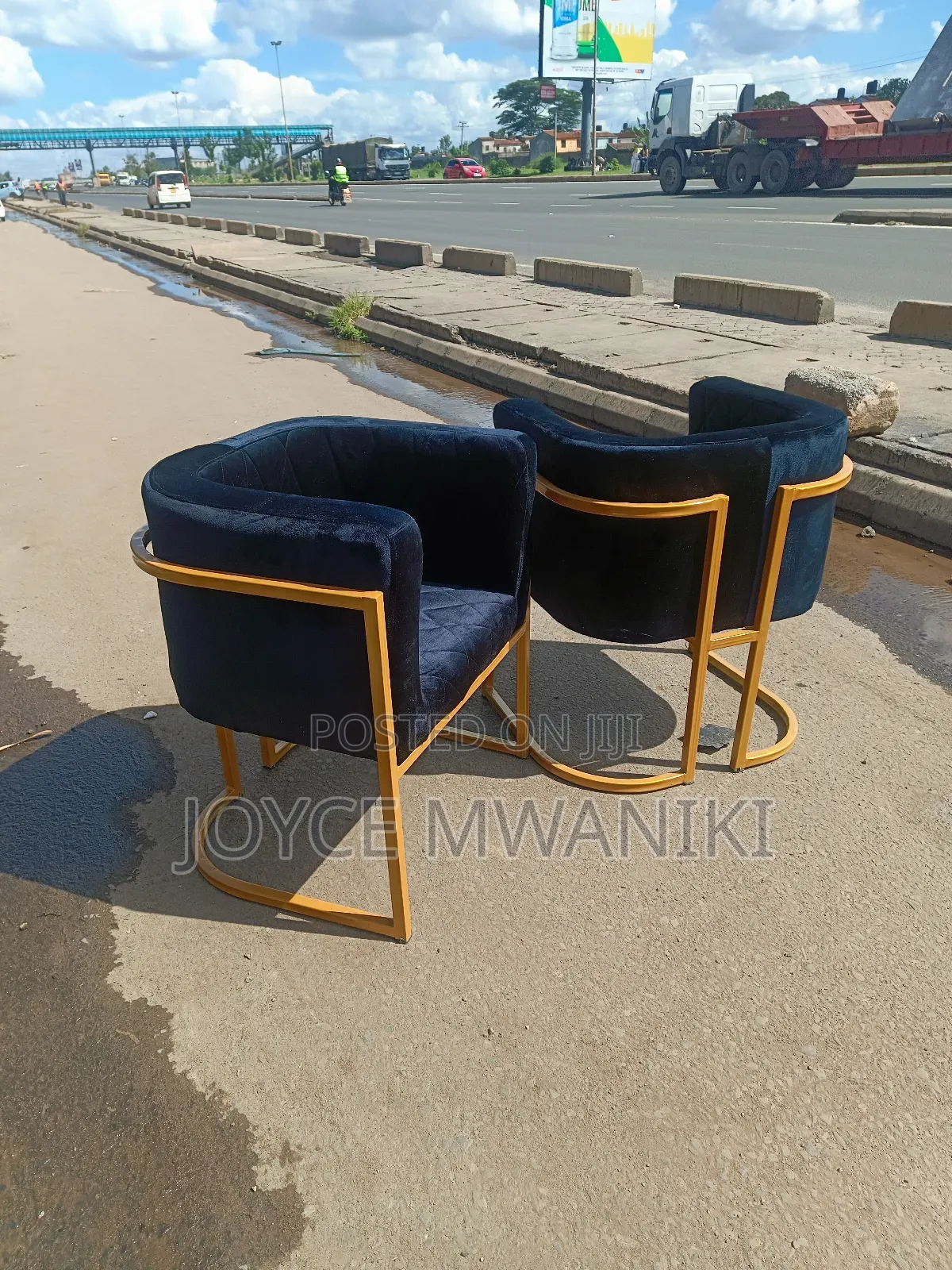 Manicure Seats or Salon Seats, Black 
