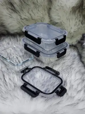 3 In1 Snack Storage Box Set Transparent Top Lid