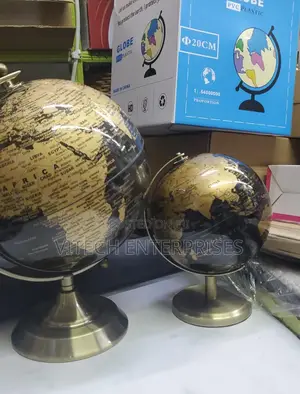 Rotating Globe World Map 20cm Diameter