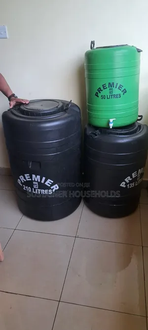 Water Tanks Set,210,135 And 50 Litres Tanks