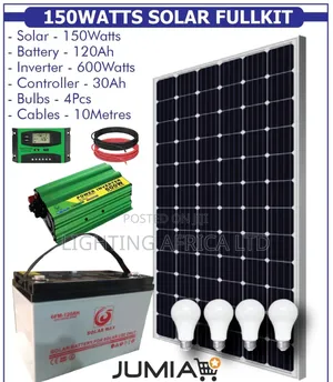 150w Home Solar Kit Complete With Solarmax;120ah Battery