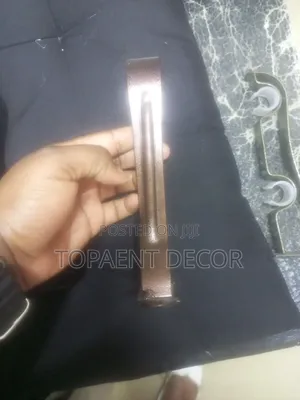 Brown Double Curtain Rod Bracket