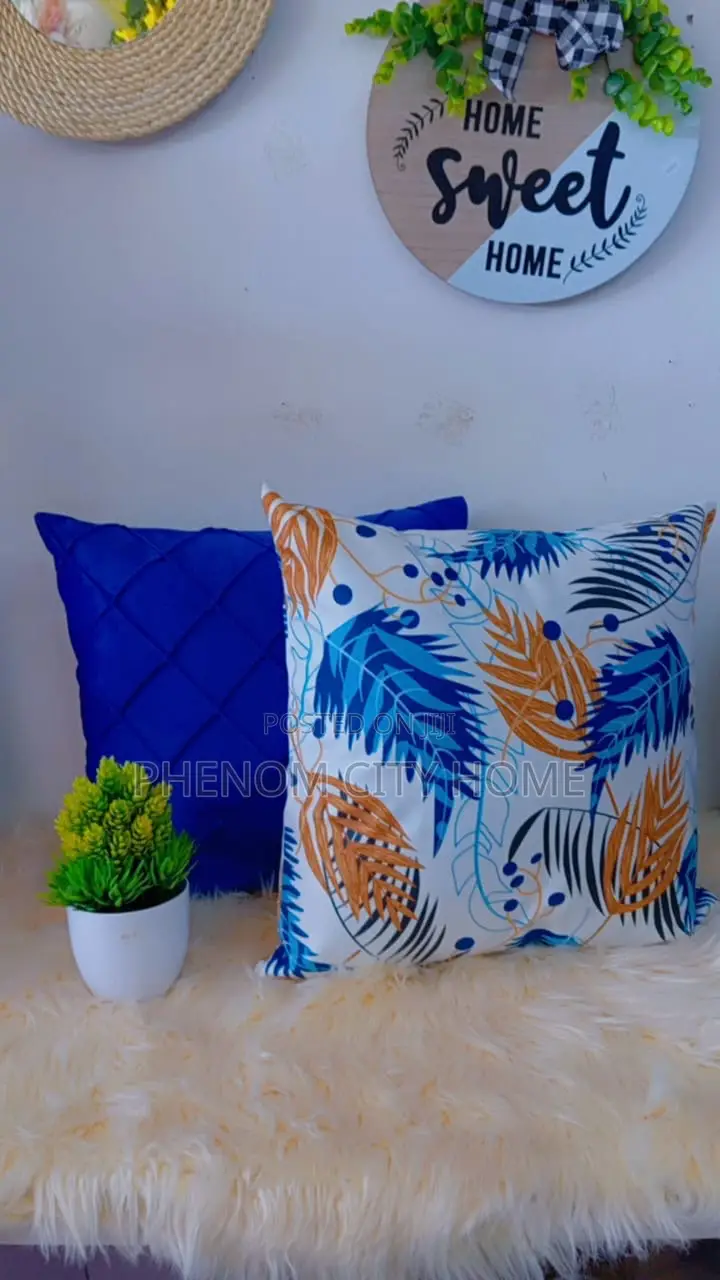 Multicolored Fancy Throw Pillow Cases Available