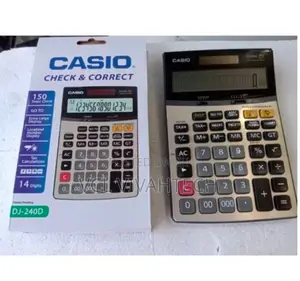 Casio Dj-240d Plus 12 Digits Desktop Calculator