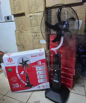 Hanmac Standing Fan
18 Inches 
Has Humidifier 
Rechargeable