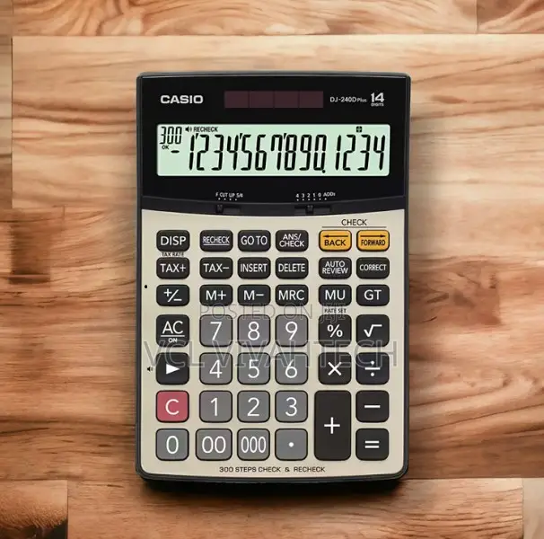 Casio Dj-240d Plus P Calculator