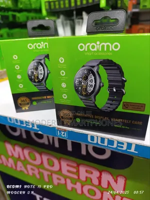 Oraimo Watch 5r Pro 1.43" Amoled 2.5d Floating Smart Watch