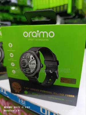 New Oraimo Watch 5r 1.43'' Amoled Screen Ip68 Smart Watch