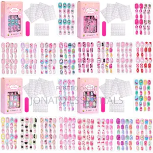 120 Piece Kids Fake Nails Set