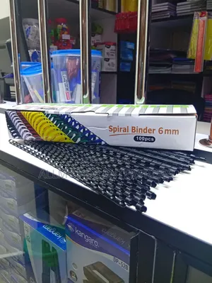A Packet of 100 Pieces Spiral Binder 6mm
