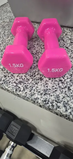 1.5kg Aerobic Dumbbells Pair Vinyl Coated Steel