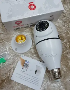 Tp-Plus Wi-Fi Camera CCTV Camera 1080p Wireless PTZ Bulb