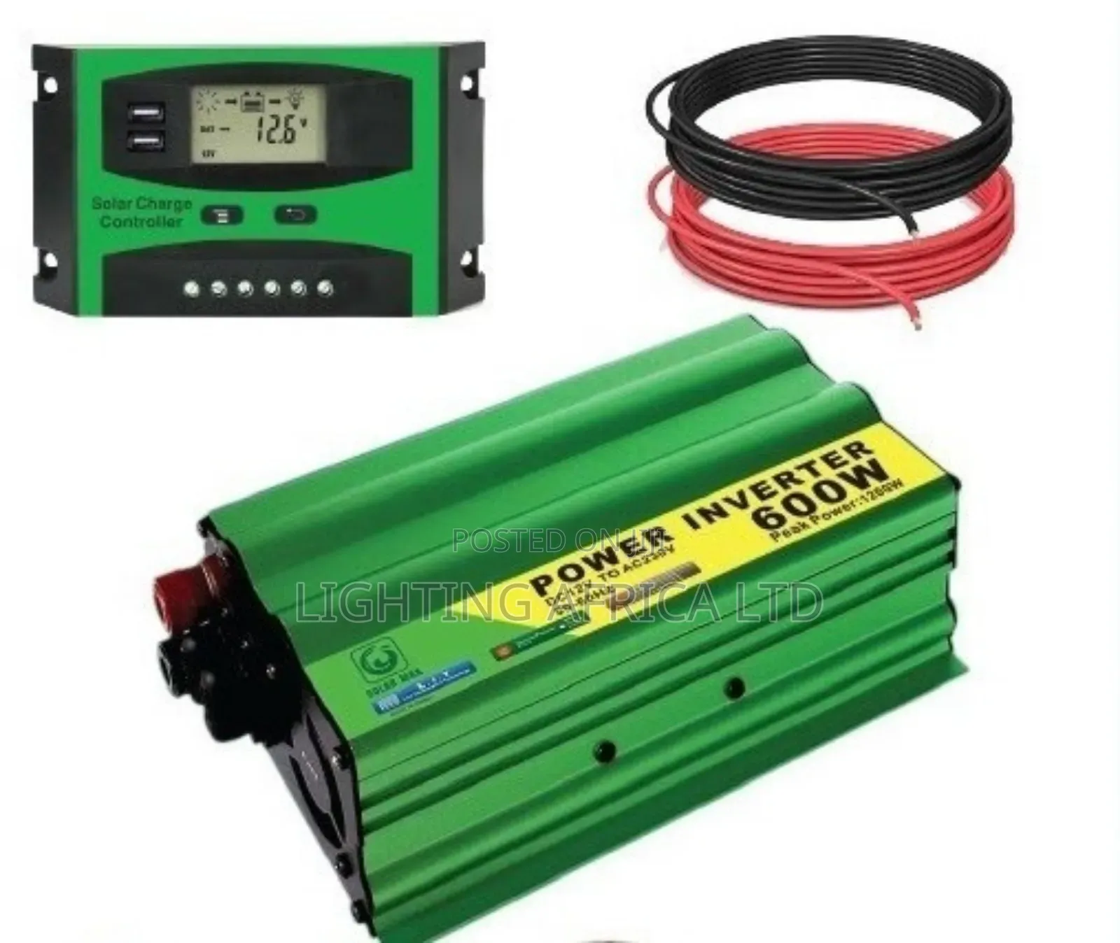 120w Home Solar Kit Complete With Ritar Battery