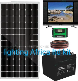 100w Solar System With 19" Digital Tv