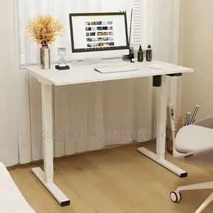 Office Desk:120cm Adjustable Desk Riser With Steel Base