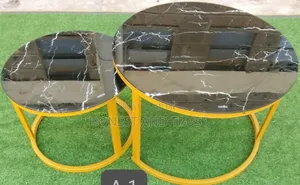 2 in 1 Marble Nesting Table