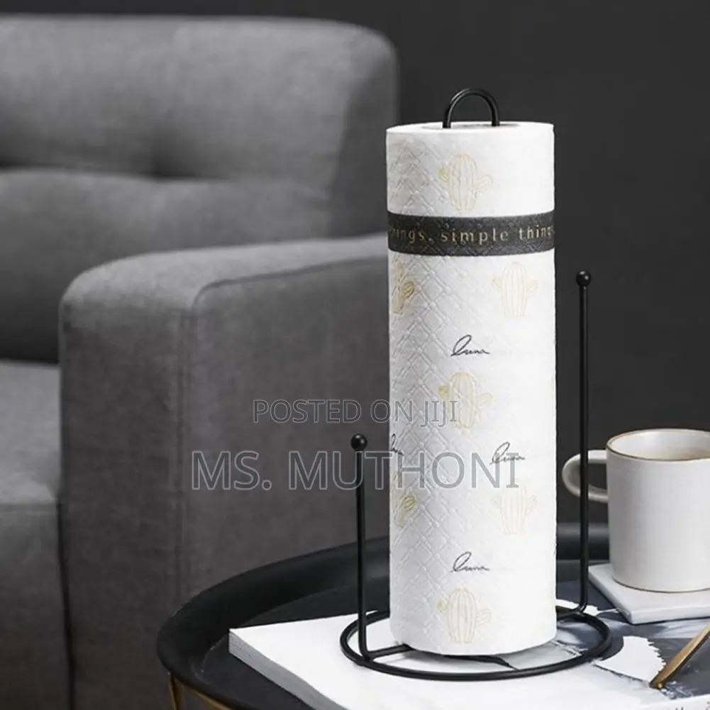 Light Luxury Metallic Paper Towel Holder*