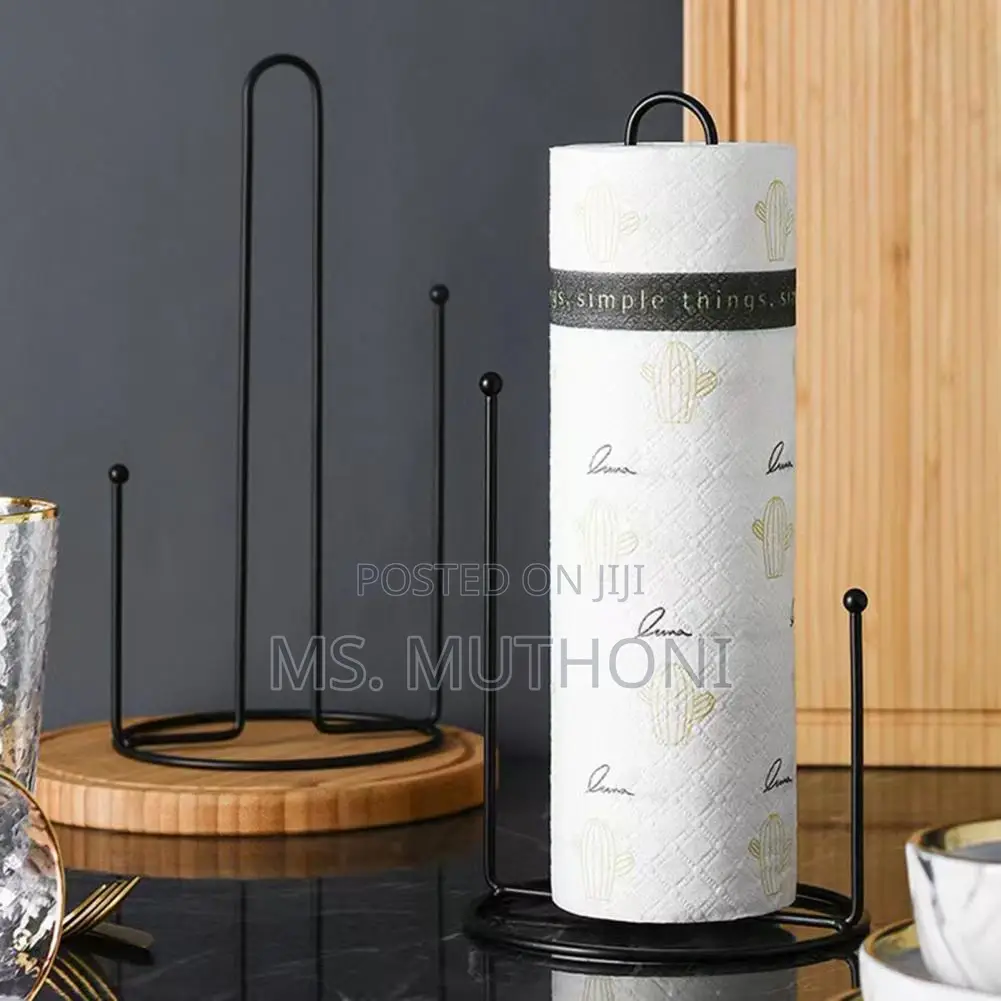 Light Luxury Metallic Paper Towel Holder*