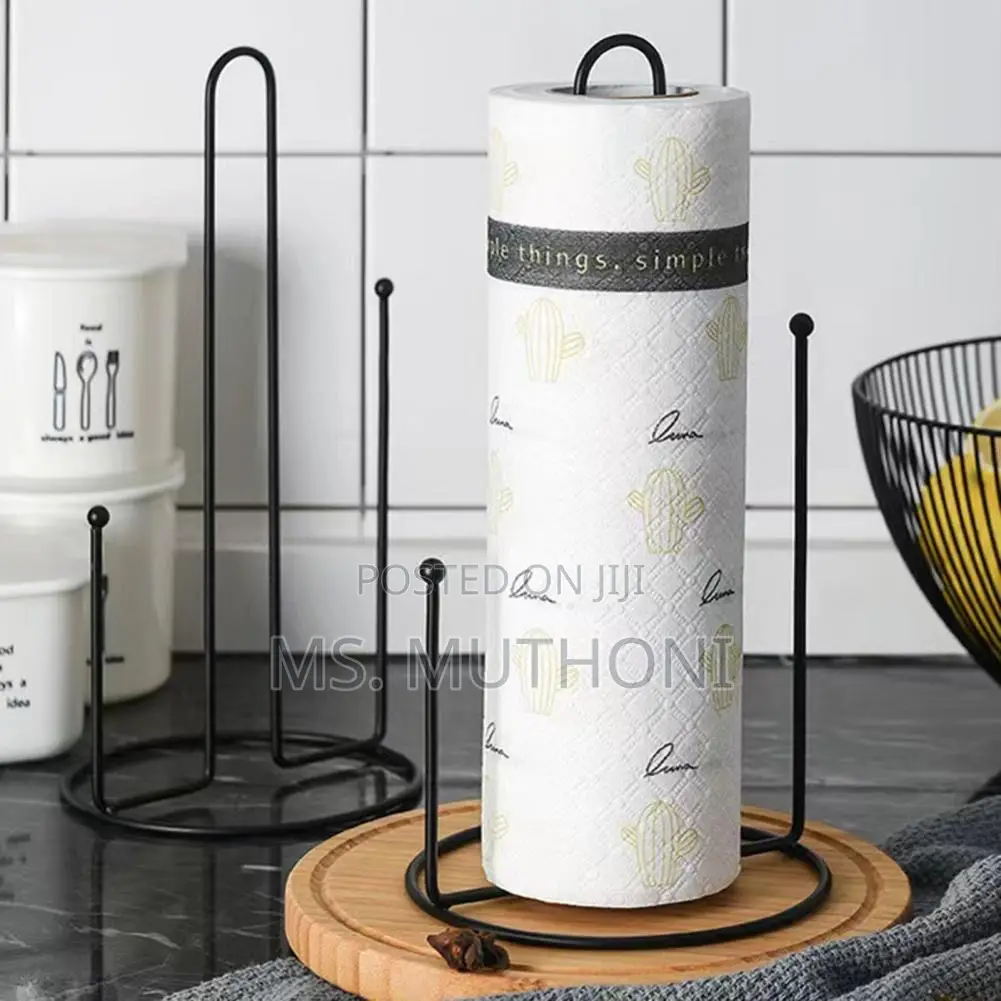 Light Luxury Metallic Paper Towel Holder*
