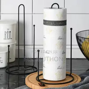 Light Luxury Metallic Paper Towel Holder*