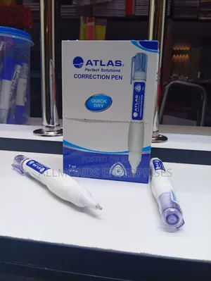 A Packet of Atlas Correction Pen 7ml(Quick Dry)-12 Pieces
