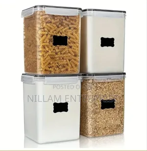 4pcs Bpa Free Airtight Food Storage Containers.