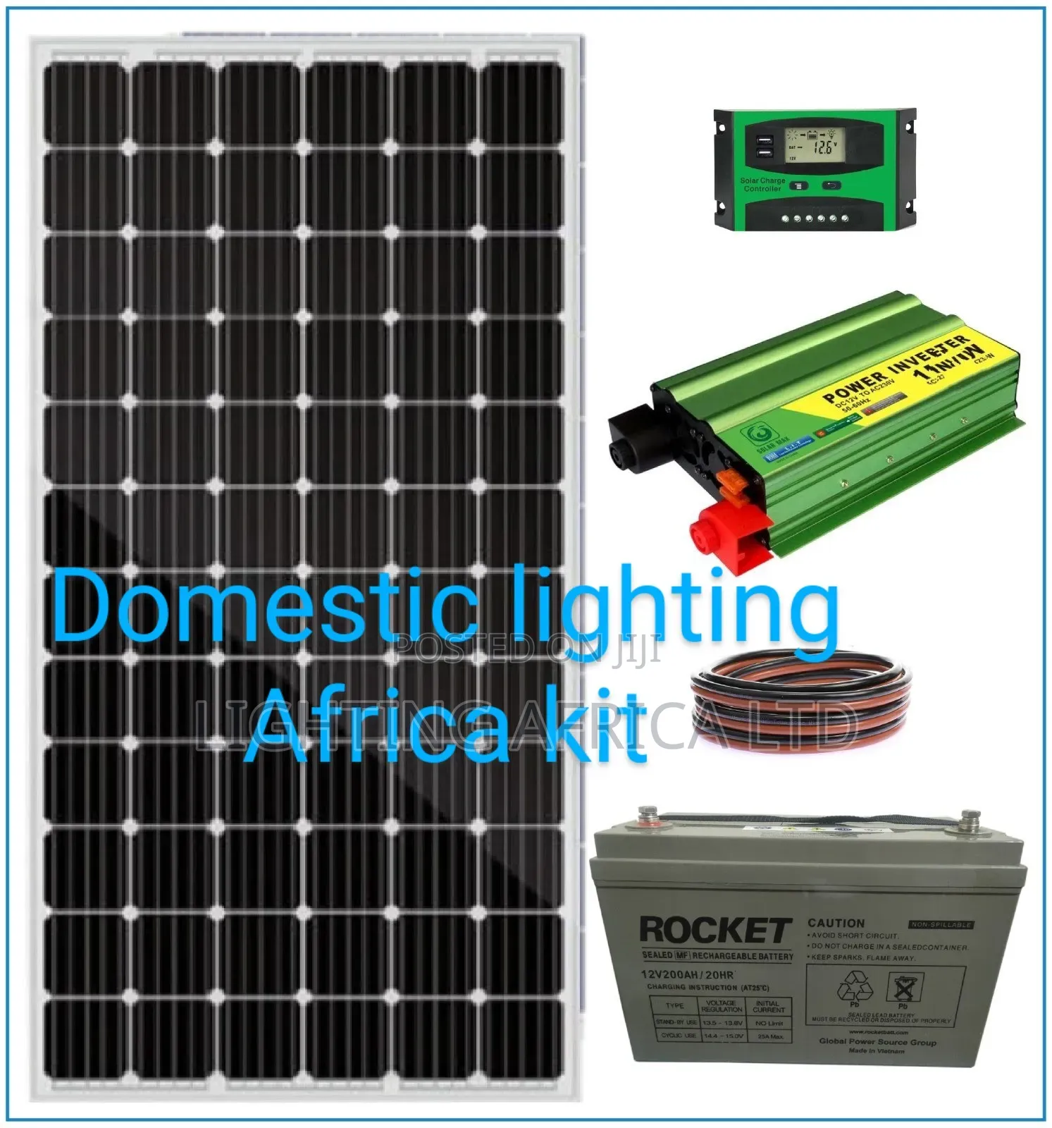 Domestic 450w Complete Home Solar Solution Kit