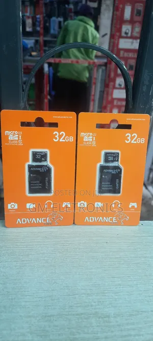 32g Micro Sd + Adapter Card Available.