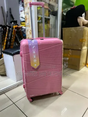 66cm Height Hot Hot  Pink Rubber Suitcase at 4000