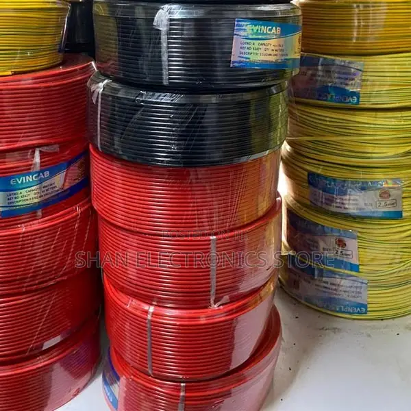 Red-Yellow-Black 4.0mm Single Core Cable Restocked